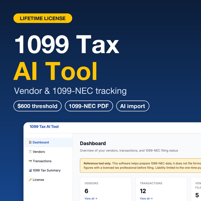 1099 Tax AI Tool product card
